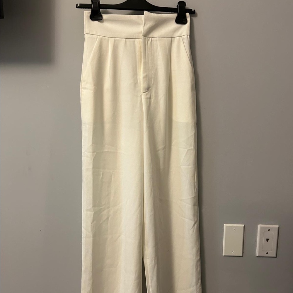 2 white trousers